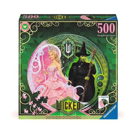 Okrągłe puzzle Ravensburger niegodziwe 500 elementów