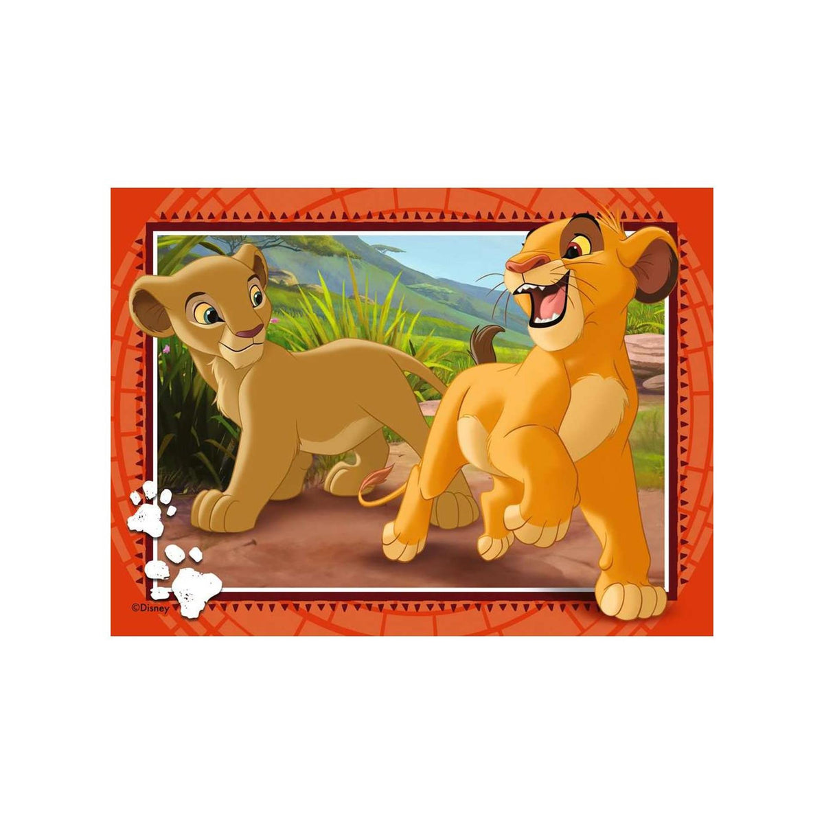 Puzzle 4 w 1 Ravensburger Król Lew