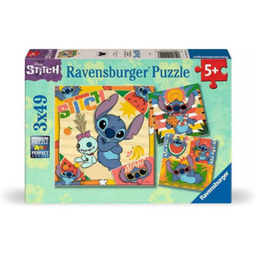 Puzzle Ravensburger Disney Stitch 3x49 elementów