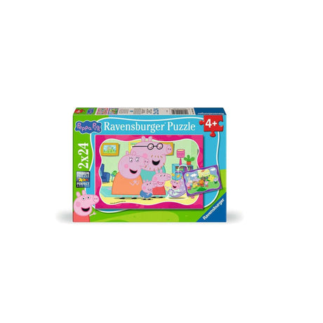 Puzzle Ravensburger Świnka Peppa 2x24 elementy