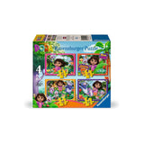 Dora Puzzle Ravensburger dołącz do przygody! - układanka - kawałki
