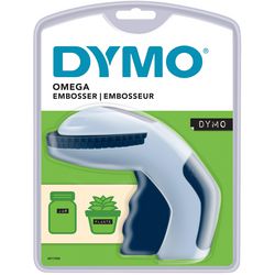 Drukarka etykiet Dymo omega do druku wypukłego | mała prasa z obrotowym kółkiem do klikania i ergonomiczną konstrukcją | do domu, majsterkowania i rzemiosła (£ €, ä, ö ü)
