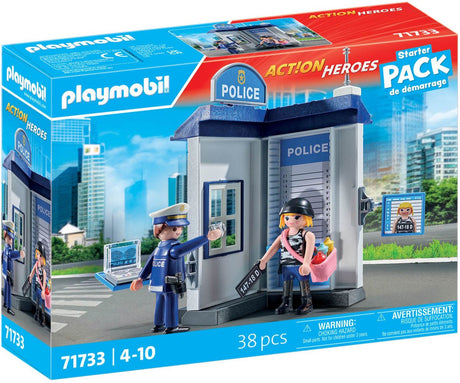 Zestaw startowy Playmobil dla policyjnego pokoju przesłuchań 71733