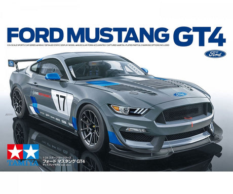 Model samochodu Tamiya - 24354 Ford Mustang GT4 plastikowy - 1:24 - modelarstwo