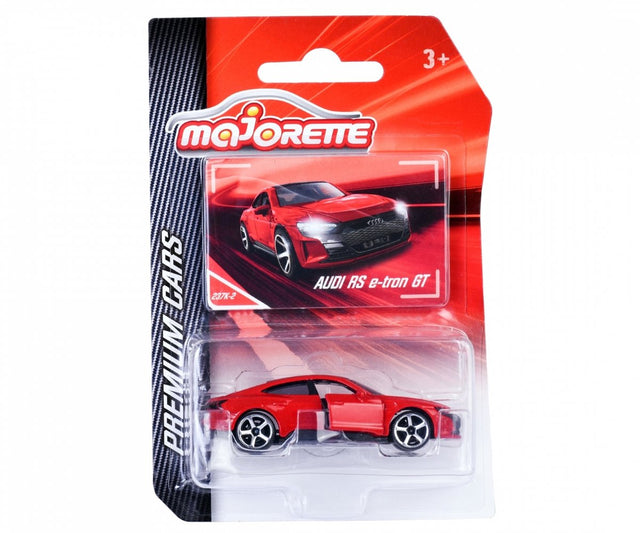 Majorette audi rs e-tron gt, rood (premium cars)