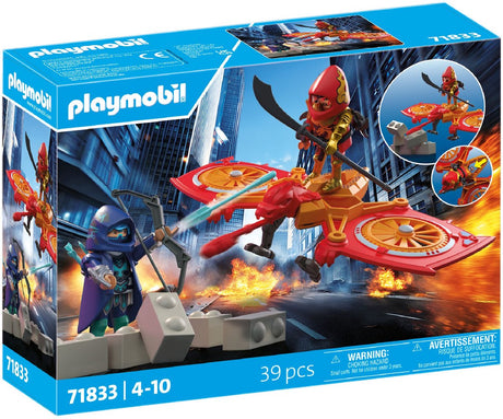 Dron bohatera Playmobil przeciwko ninja - 71833