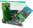 Wypełniony piórnik w kształcie zabawkowego Land Minecrafta