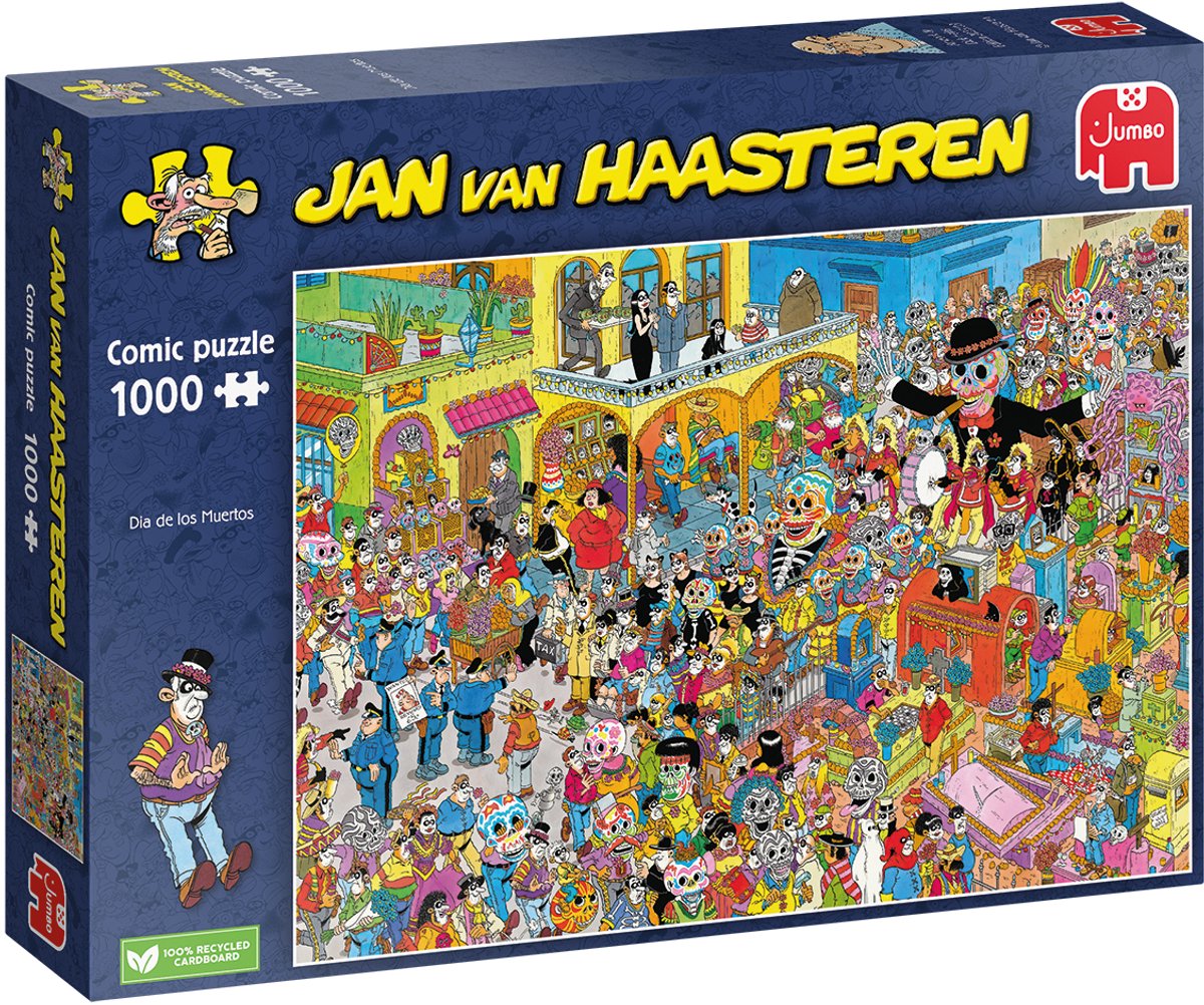 Jan van Haasteren - Dia de los Muertos - puzzle składające się z 1000 elementów