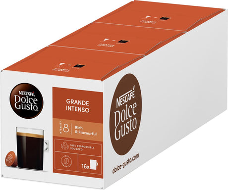 Nescafé dolce gusto kapsułki grande intenso - 48 filiżanek kawy na 48 filiżanek kawy