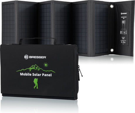 Mobilny panel słoneczny Bresser – 40w – m.in. do tabletów typu smartfon – 3x USB