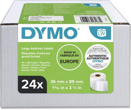 Etykieta europejska Dymo s0722390 99012 13187 89x36mm