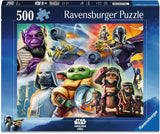 Ravensburger – Mandalorianin i Grogu – układanka – 500 elementów