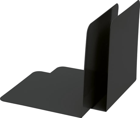 Podpórka do książek Alco 85x140x140mm metalowa 2 sztuki w czarnym pudełku