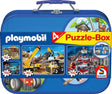 Puzzle Schmidta: Walizka z puzzlami Playmobil - puzzle dla dzieci