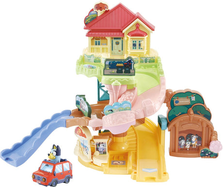 Vtech - Toot Toot Cars Bluey - zestaw do zabawy w sąsiedztwie Bluey'sa