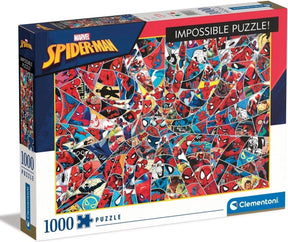 Clementoni - puzzle 1000 elementów - Niemożliwy Spiderman - puzzle dla dorosłych i dzieci - 14-99 lat