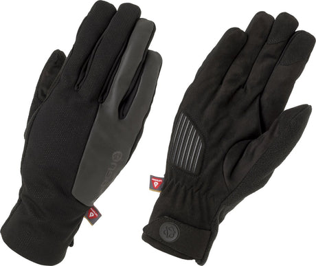 Agu winterhandschoenen - fietshandschoenen - regenhandschoenen - unisex - zwart - s - waterproof - gel padding - touchscreen - reflecterend