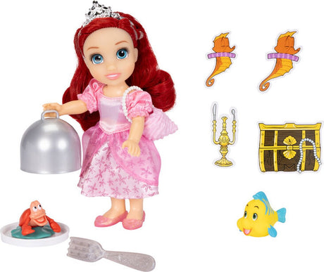 Jakks Disney Mała Syrenka Kraina i Morze Lalka Ariel 15 cm