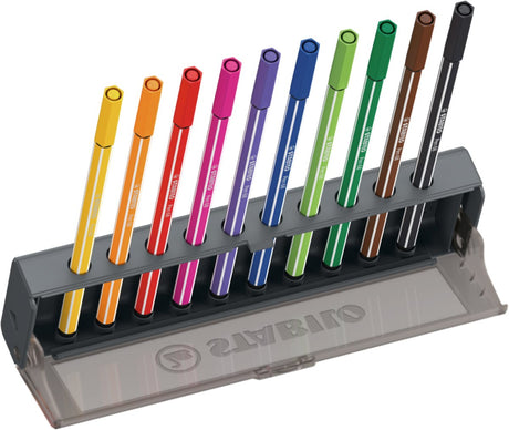 Stabilo pen 68 click zestaw flamastrów - 10 szt.
