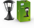 Philips staande tuinverlichting sokkellamp mygarden creek, aluminium, zwart, excl. lichtbron