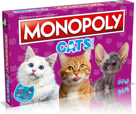 Zwycięskie ruchy edycja Monopoly Cats - angielska gra planszowa