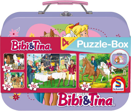 Schmidt - układanka - bibi tina, 2x100, 2x150 części - bibi tina - dzieci - od 6 lat
