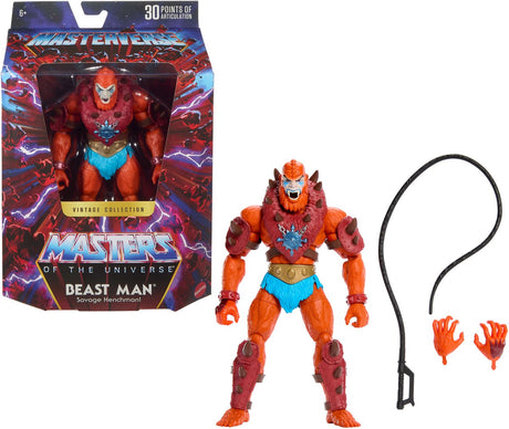 Kolekcja vintage figurek Mattel Masterverse: bestia-człowiek 18 cm
