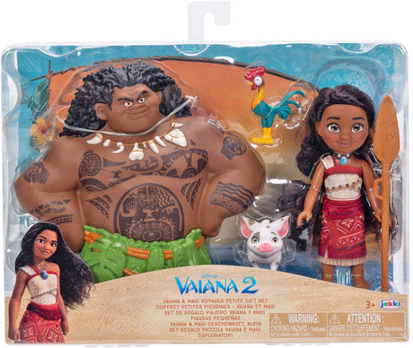Jakks disney moana 2 moana maui 15 cm zestaw upominkowy dla małych lalek zestaw do zabawy dla lalek