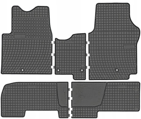 Dywaniki gumowe Frogum Opel Vivaro (a b) 2001-2019 (pasują do 2. rzędu siedzeń) -