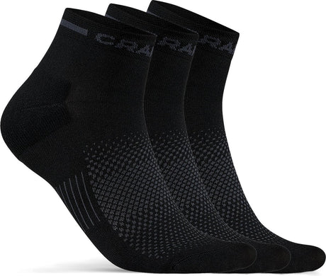 Craft Active Mid Sock 3-pak skarpet sportowych unisex - czarny