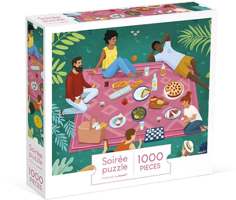 Janod - puzzle kidult - piknik z przyjaciółmi - 1000 elementów