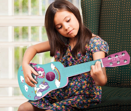 Lexibook mój pierwszy drewniany jednorożec na gitarze – 21'' 53 cm