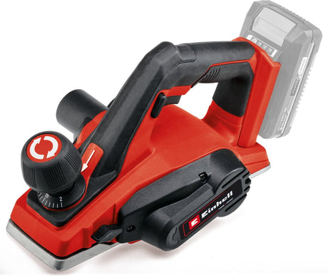 Strugarka akumulatorowa Einhell te-pl 18 82 li solo - power x-change - 18 v li-ion - szerokość strugania: 82 mm - maksymalna głębokość cięcia: 2 mm - bez. akumulator i ładowarka