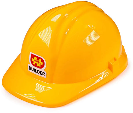 Żółty dziecięcy kask budowlany firmy Bigjig