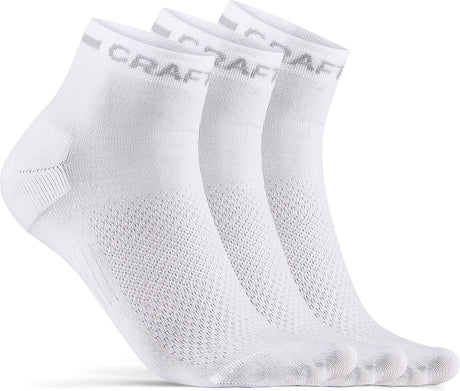Craft Active Mid Sock 3-pak skarpet sportowych unisex - biały