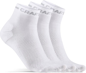 Craft Active Mid Sock 3-pak skarpet sportowych unisex - biały