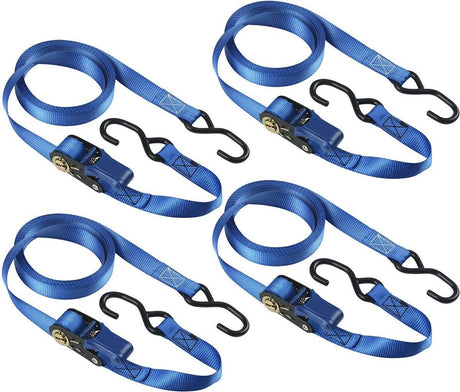 Paski napinające Masterlock - 5m x 25mm - z grzechotką - niebieski - 4 sztuki - 4367eurdat