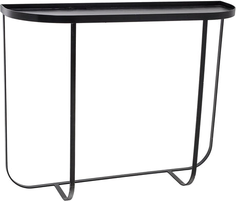 Bloomingville – stolik konsolowy Harper – czarny – metal