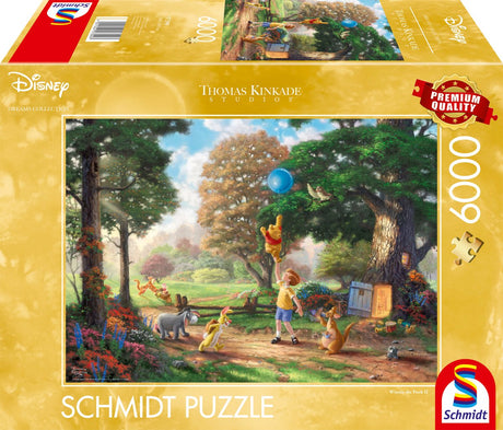 Schmidt - układanka - Disney, Kubuś Puchatek - Kubuś Puchatek - Thomas Kinkade Studios - 6000 elementów - dorośli - od 14 lat