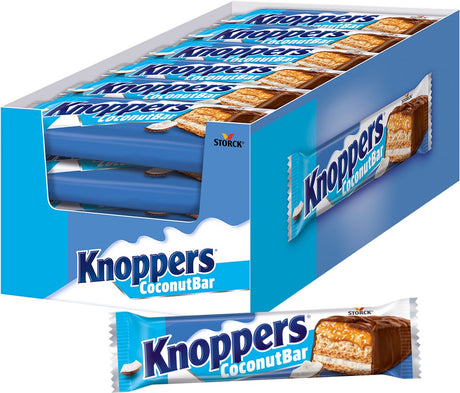 Batonik kokosowy Knoppers pojedynczy (24x 40gr)