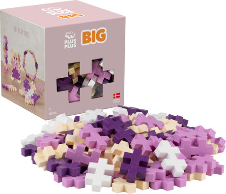 Plus-plus Big Bloom 100-częściowy zestaw konstrukcyjny - 3491 - zabawki konstrukcyjne dla dzieci - zabawki konstrukcyjne - zestaw z klockami - od 1 roku