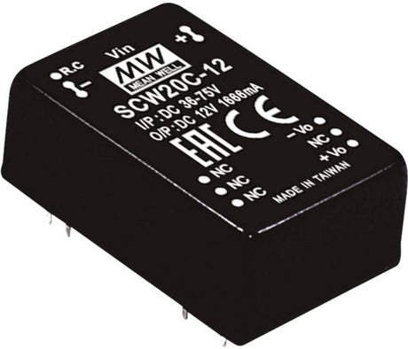 MW Mean Well SCW20A-15 Moduł konwertera DC DC 1.333 A 20 W Liczba wyjść: 1 x Zawartość 1 szt.
