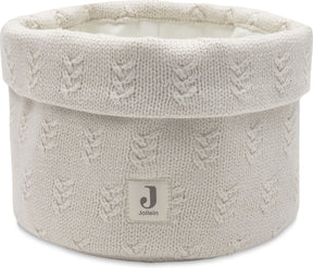 Jollein - commodemandje - commode mandje - grain knit - oatmeal