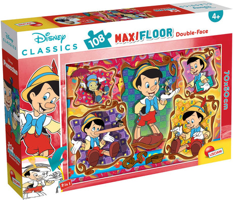 Lisciani Disney Puzzle DF Maxi Floor 108 Pinokio