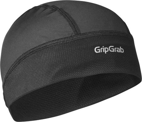 Gripgrab - Lekka letnia czapka na kask rowerowy UPF 50+ Czapka rowerowa z ochroną UV Czapka z czaszką - unisex - czarna