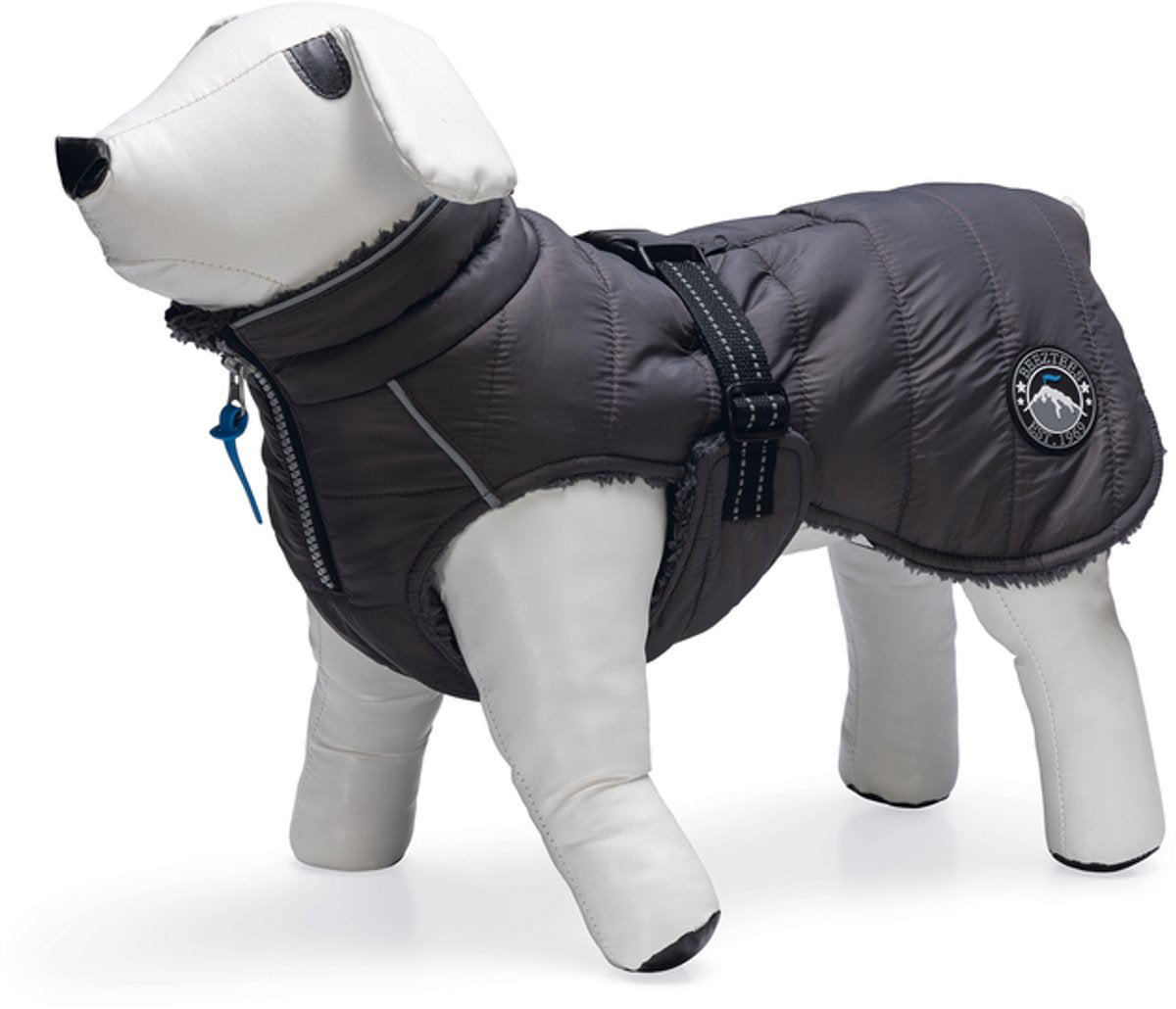 Beeztees Bobby - płaszcz dla psa - szary - 40 cm