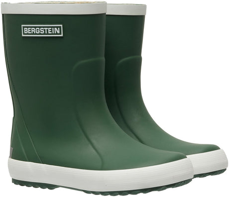 Bergstein classic unisex junior regenlaarzen - dark green 27
