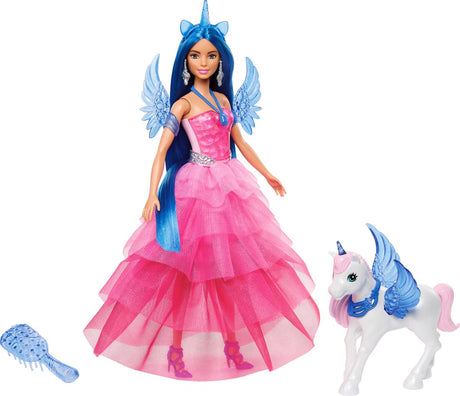 Barbie 65 lat dotyk magii - lalka jednorożec - lalka
