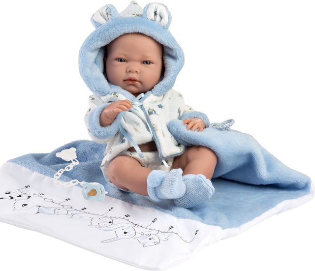 Llorens babypop fullbody jongen nico 40 cm met speen