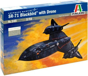 Italeri SR-71 Blackbird z dronem - samolot wojskowy - 1:72
